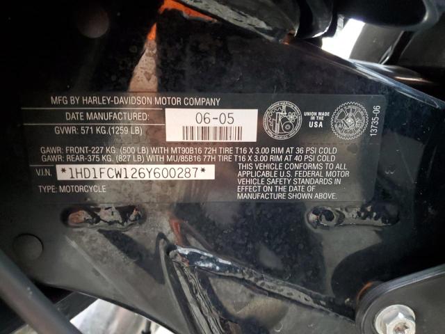 1HD1FCW126Y600287 - 2006 HARLEY-DAVIDSON FLHTCUI 双色 照片 8