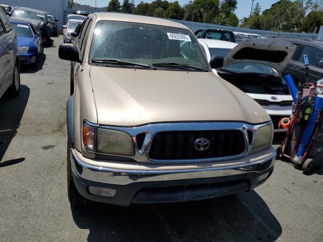 5TEGN92N04Z349579 - 2004 TOYOTA TACOMA DOUBLE CAB PRERUNNER GOLD photo 5