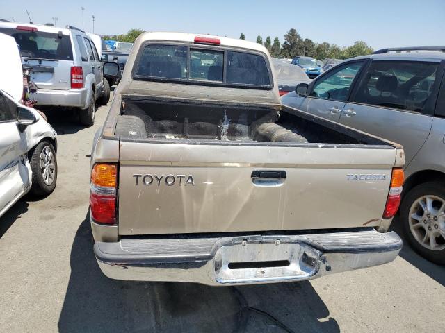 5TEGN92N04Z349579 - 2004 TOYOTA TACOMA DOUBLE CAB PRERUNNER GOLD photo 6