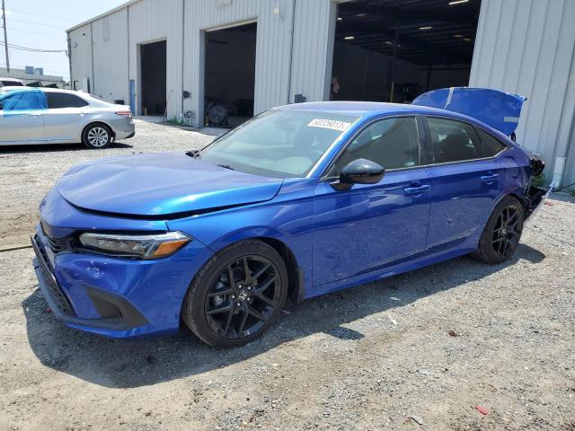 2HGFE2F57NH598392 - 2022 HONDA CIVIC SPORT 蓝色 照片 1