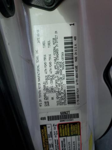 5TFRX5GN8GX061213 - 2016 TOYOTA TACOMA ACCESS CAB თეთრი ფოტო 12