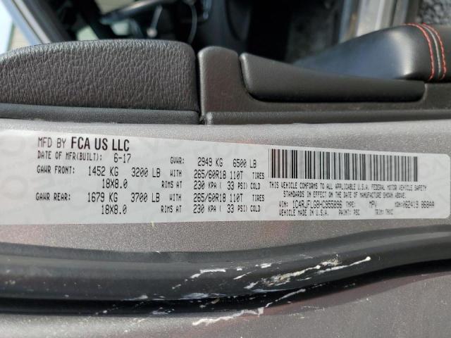 1C4RJFLG8HC955896 - 2017 JEEP GRAND CHER TRAILHAWK 银色 照片 14