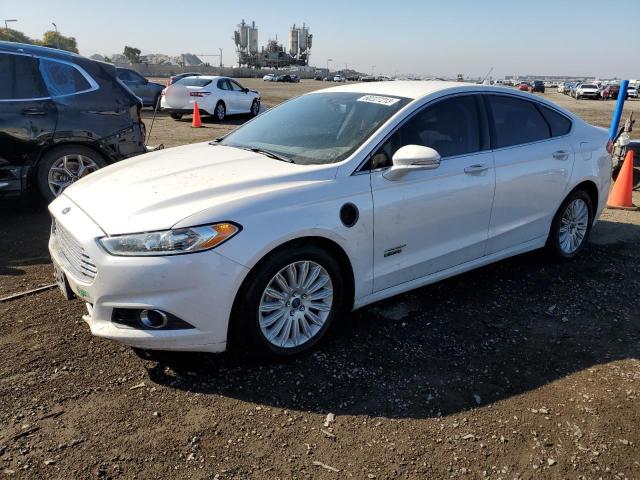 3FA6P0PU5DR365803 - 2013 FORD FUSION SE PHEV WHITE photo 1