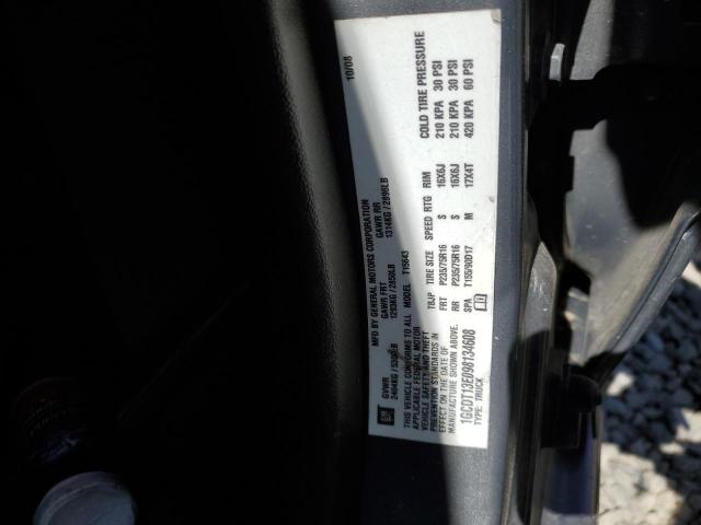 1GCDT13E098134608 - 2009 CHEVROLET COLORADO GRAY photo 12