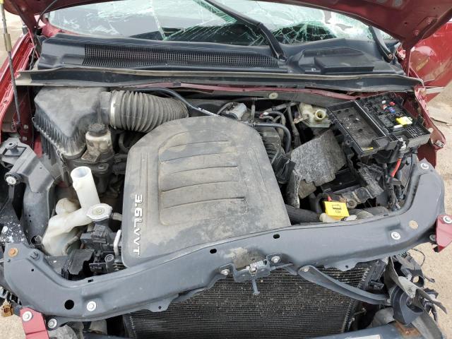 2C4RC1CG1ER374384 - 2014 CHRYSLER TOWN & COU TOURING L RED photo 12