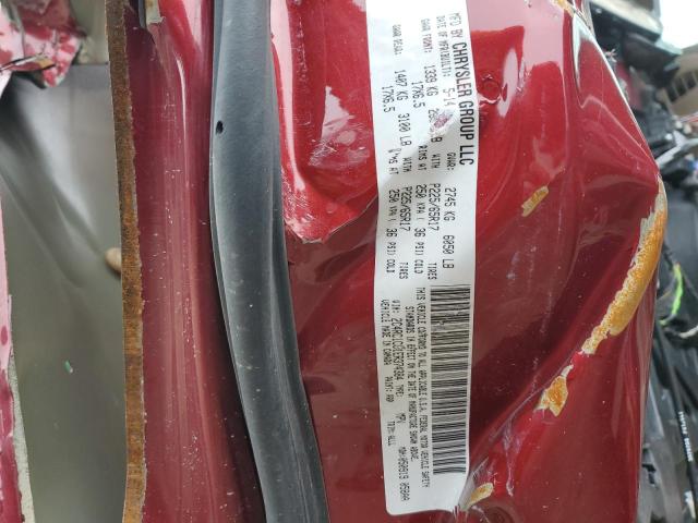 2C4RC1CG1ER374384 - 2014 CHRYSLER TOWN & COU TOURING L RED photo 14