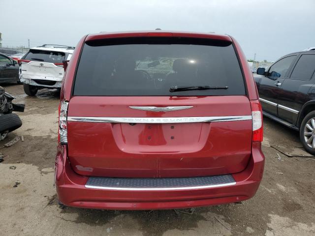 2C4RC1CG1ER374384 - 2014 CHRYSLER TOWN & COU TOURING L RED photo 6