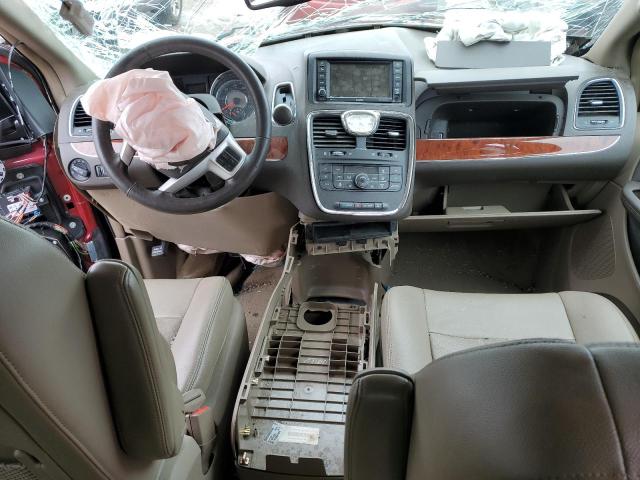 2C4RC1CG1ER374384 - 2014 CHRYSLER TOWN & COU TOURING L RED photo 8