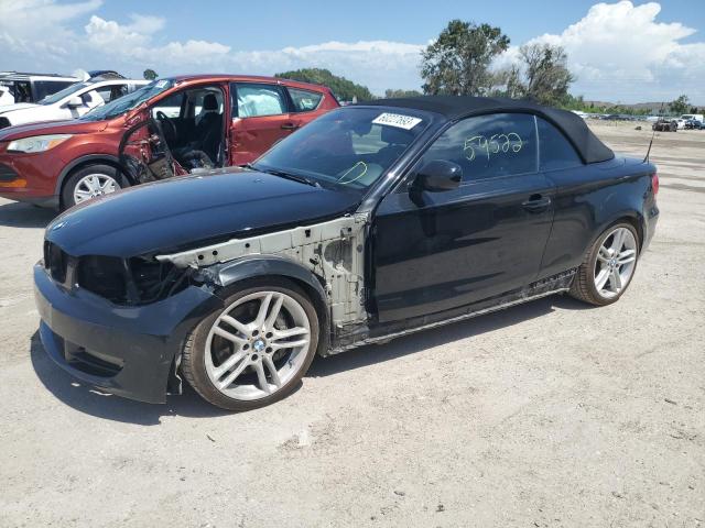 WBAUN7C50DVM27557 - 2013 BMW 135 I BLACK photo 1