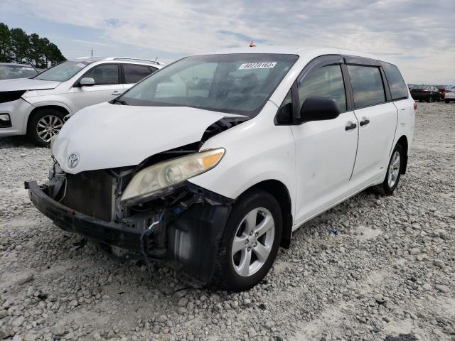 5TDKA3DC2BS002022 - 2011 TOYOTA SIENNA BASE WHITE photo 1