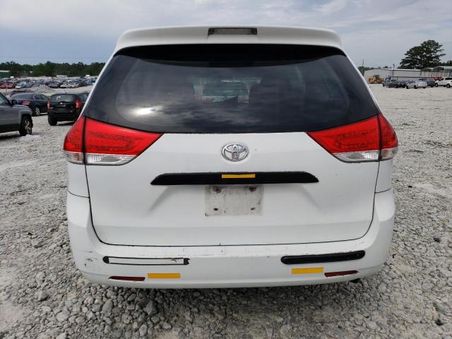 5TDKA3DC2BS002022 - 2011 TOYOTA SIENNA BASE WHITE photo 6