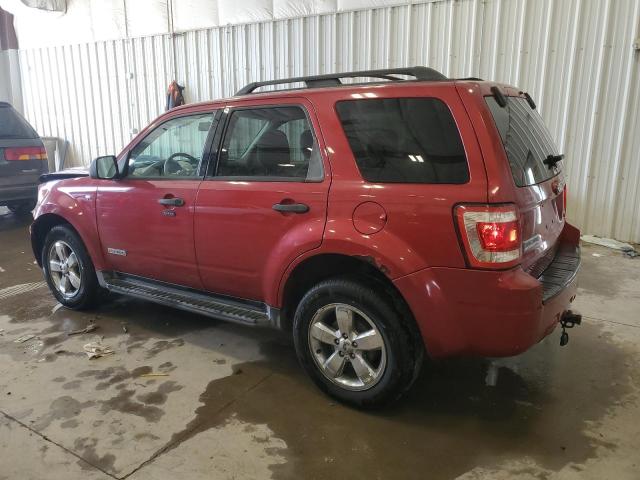 1FMCU93148KC68054 - 2008 FORD ESCAPE XLT 红色 照片 2