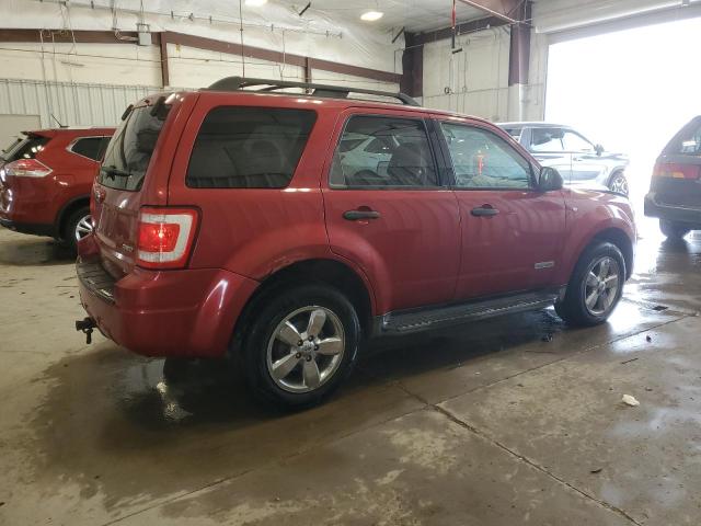 1FMCU93148KC68054 - 2008 FORD ESCAPE XLT 红色 照片 3