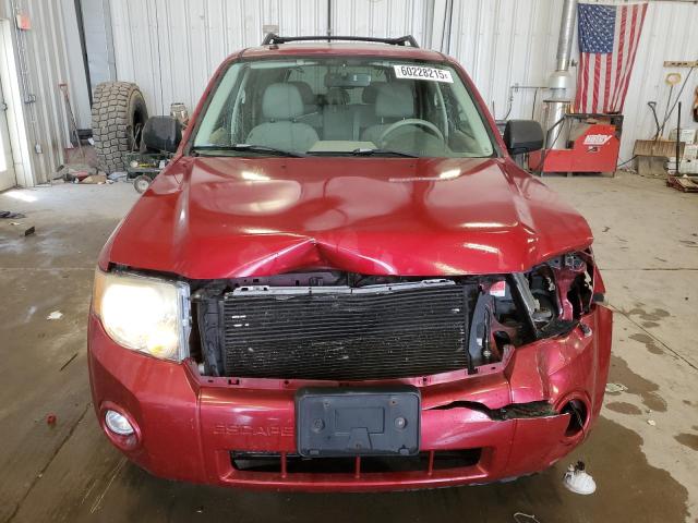 1FMCU93148KC68054 - 2008 FORD ESCAPE XLT 红色 照片 5