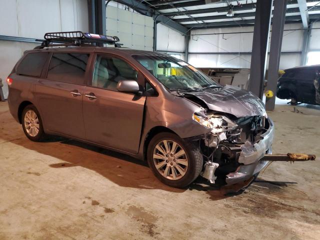 5TDDK3DC2ES092198 - 2014 TOYOTA SIENNA XLE GRAY photo 4