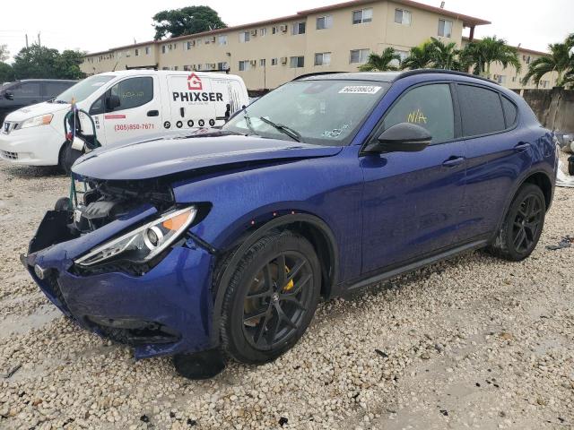 ZASPAKBN0M7D15725 - 2021 ALFA ROMEO STELVIO TI BLUE photo 1