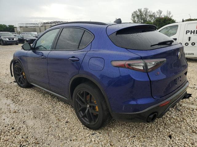 ZASPAKBN0M7D15725 - 2021 ALFA ROMEO STELVIO TI BLUE photo 2