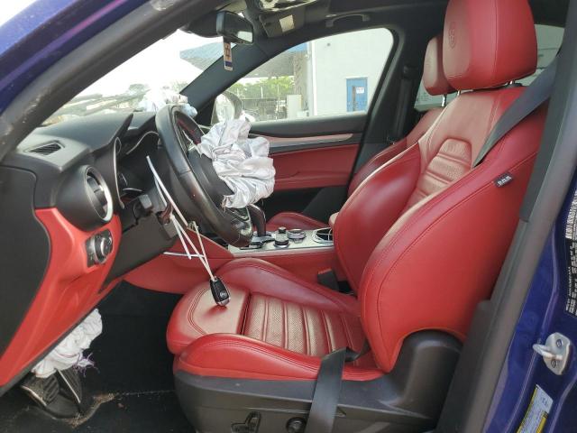 ZASPAKBN0M7D15725 - 2021 ALFA ROMEO STELVIO TI BLUE photo 7