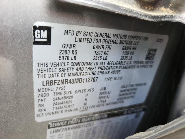 LRBFZNR48MD112707 - 2021 BUICK ENVISION ESSENCE رمادي صورة 14