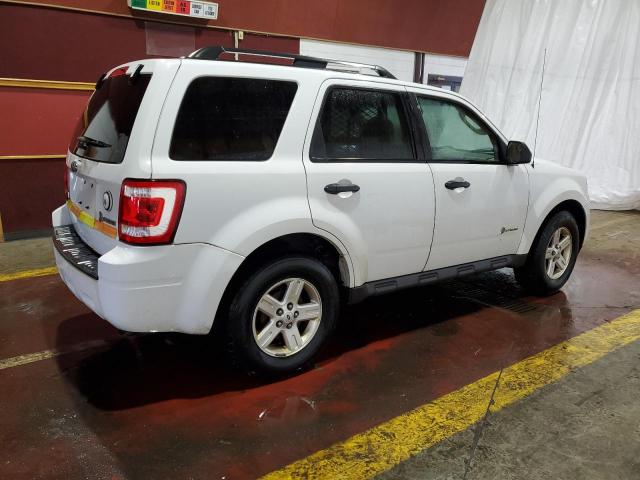 1FMCU5K33BKB48796 - 2011 FORD ESCAPE HYBRID WHITE photo 3