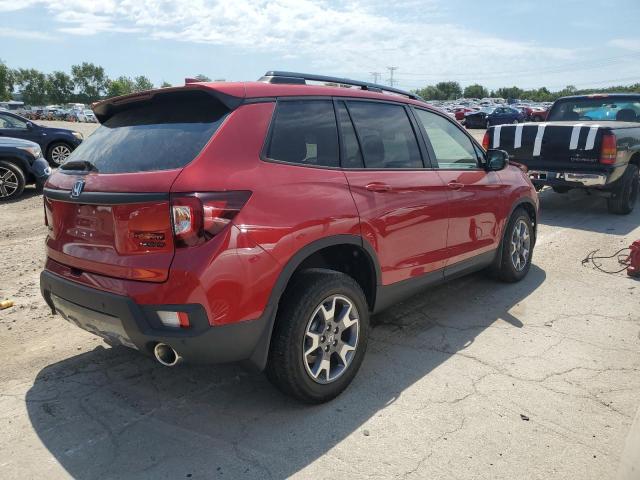 5FNYF8H6XPB022902 - 2023 HONDA PASSPORT TRAIL SPORT RED photo 3