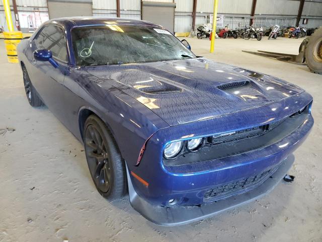 2C3CDZFJ7MH503231 - 2021 DODGE CHALLENGER R/T SCAT PACK BLUE photo 1