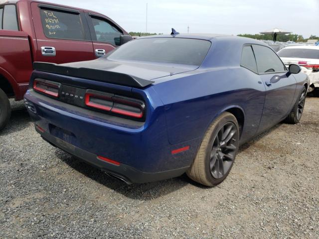 2C3CDZFJ7MH503231 - 2021 DODGE CHALLENGER R/T SCAT PACK BLUE photo 4