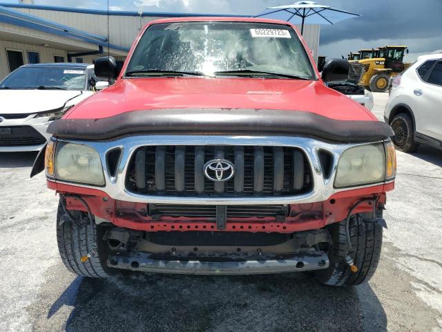 5TESN92N04Z359006 - 2004 TOYOTA TACOMA XTRACAB PRERUNNER წითელი ფოტო 5