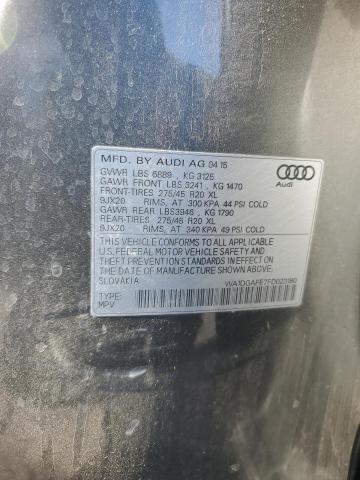 WA1DGAFE7FD023180 - 2015 AUDI Q7 PRESTIGE GRAY photo 13
