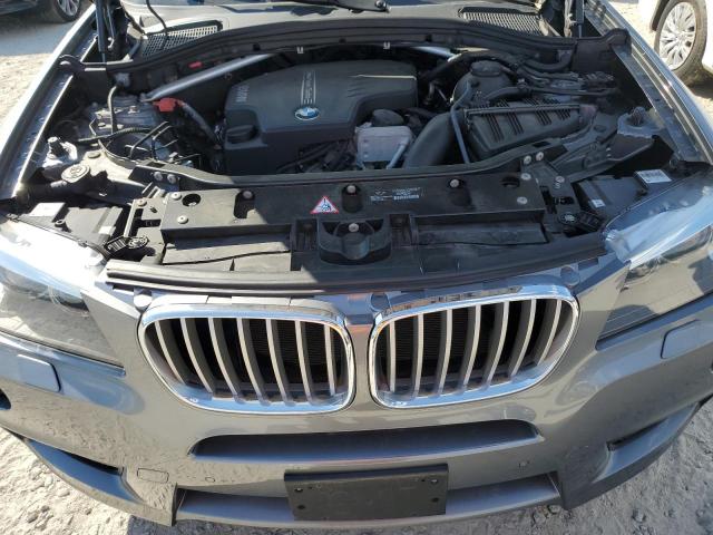 5UXWX9C57D0D05505 - 2013 BMW X3 XDRIVE28I GRAY photo 12