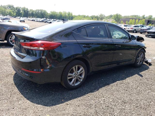 KMHD84LF7HU272496 - 2017 HYUNDAI ELANTRA SE BLACK photo 3