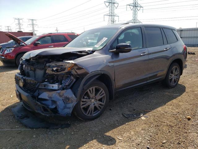 5FNYF8H56MB035567 - 2021 HONDA PASSPORT EXL ნაცრისფერი ფოტო 1