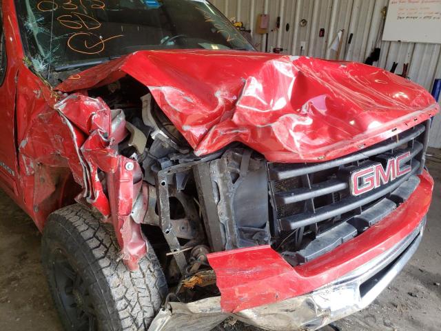 3GTP2VE37BG114990 - 2011 GMC SIERRA K1500 SLE RED photo 9