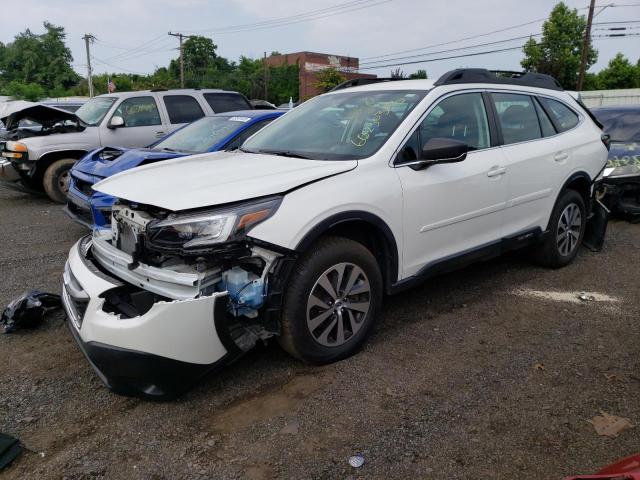 4S4BTAAC0M3200942 - 2021 SUBARU OUTBACK WHITE photo 1