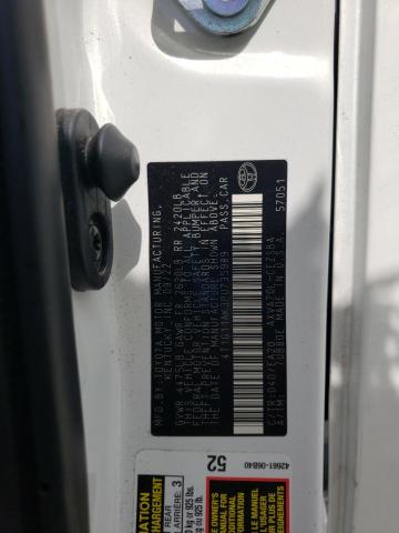 4T1G11AK3PU735989 - 2023 TOYOTA CAMRY SE NIGHT SHADE WHITE photo 12