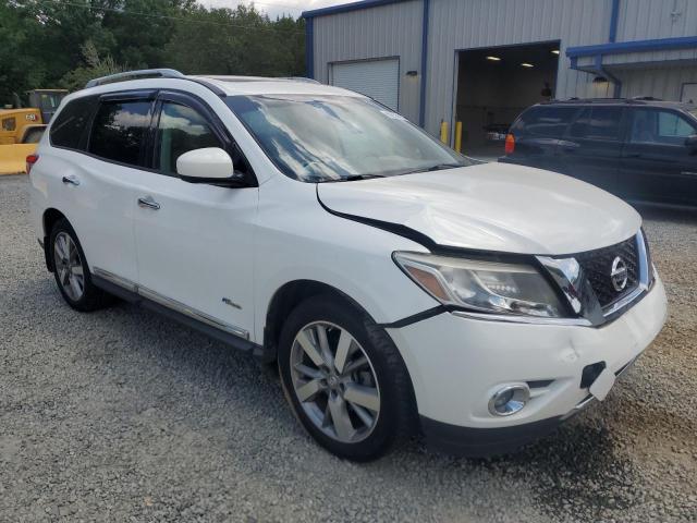 5N1CR2MN1EC635685 - 2014 NISSAN PATHFINDER SV HYBRID WHITE photo 4