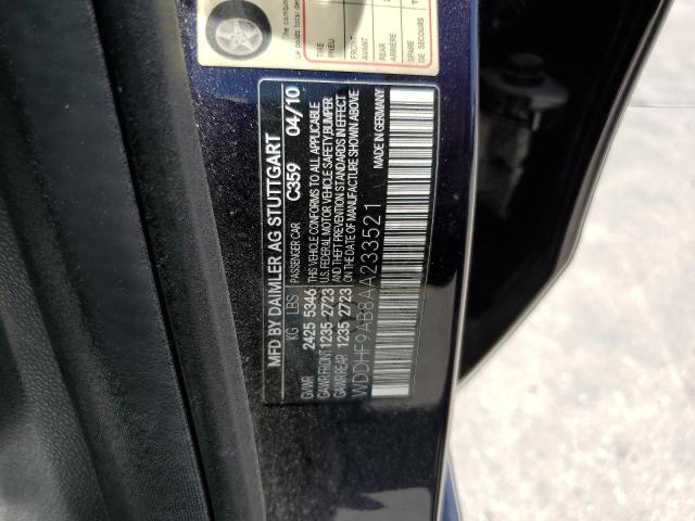 WDDHF9AB8AA233521 - 2010 MERCEDES-BENZ E 550 4MATIC BLUE photo 12