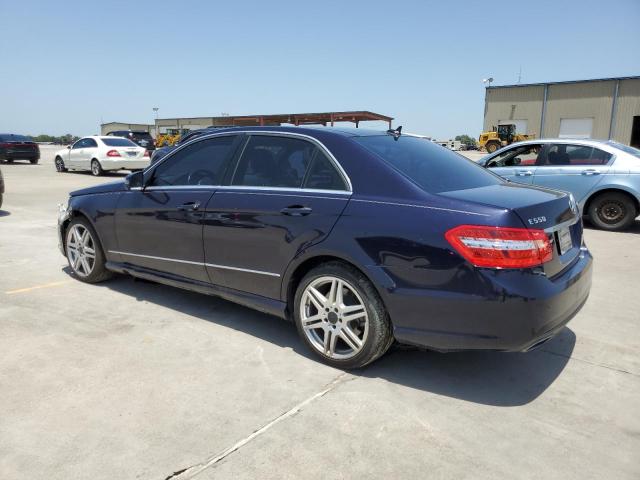 WDDHF9AB8AA233521 - 2010 MERCEDES-BENZ E 550 4MATIC BLUE photo 2