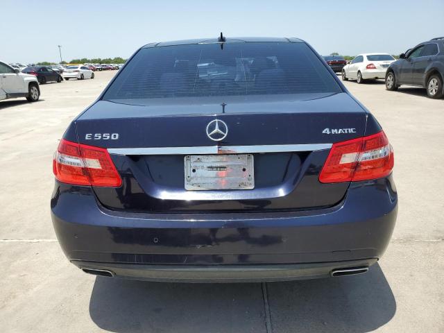 WDDHF9AB8AA233521 - 2010 MERCEDES-BENZ E 550 4MATIC BLUE photo 6