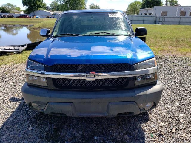 3GNEC13T73G149957 - 2003 CHEVROLET AVALANCHE C1500 BLUE photo 5