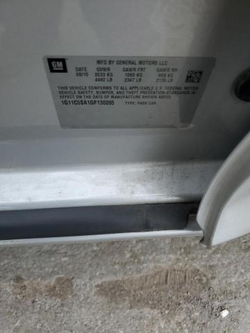 1G11C5SA1GF130285 - 2016 CHEVROLET MALIBU LIM LT 银色 照片 12