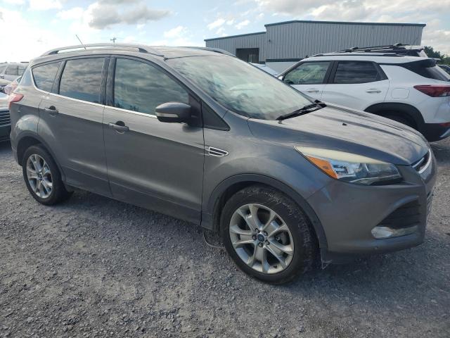 1FMCU9JX9EUE09045 - 2014 FORD ESCAPE TITANIUM GRAY photo 4