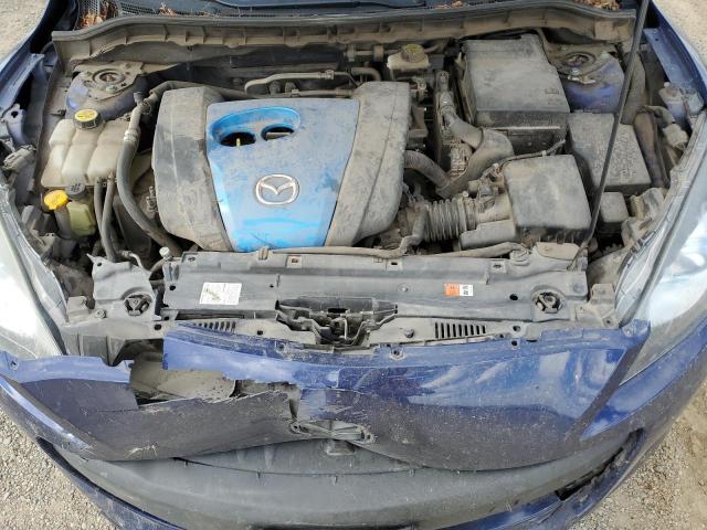 JM1BL1M89C1547577 - 2012 MAZDA 3 I BLUE photo 11