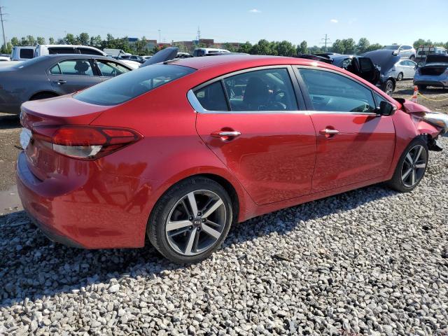 3KPFL4A82HE052679 - 2017 KIA FORTE EX RED photo 3