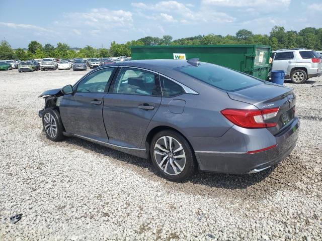 1HGCV3F56NA011526 - 2022 HONDA ACCORD HYBRID EXL BLUE photo 2