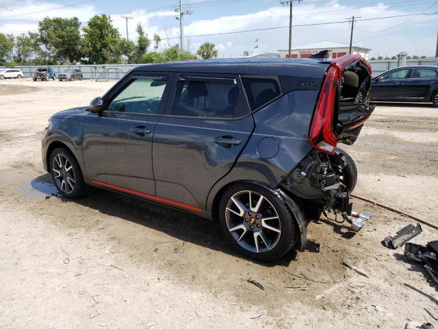 KNDJ53AF1M7738218 - 2021 KIA SOUL GT-LINE TURBO CHARCOAL photo 2