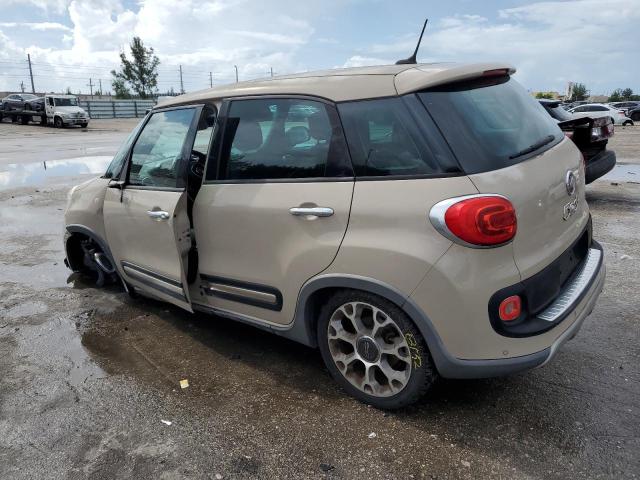 ZFBCFADH8EZ018320 - 2014 FIAT 500L TREKKING BEIGE photo 2