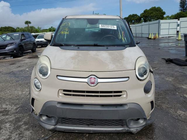 ZFBCFADH8EZ018320 - 2014 FIAT 500L TREKKING BEIGE photo 5