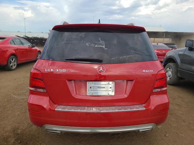 WDCGG8JB0FG356094 - 2015 MERCEDES-BENZ GLK 350 4MATIC RED photo 6