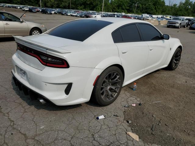 2C3CDXL90LH147783 - 2020 DODGE CHARGER SRT HELLCAT WHITE photo 3